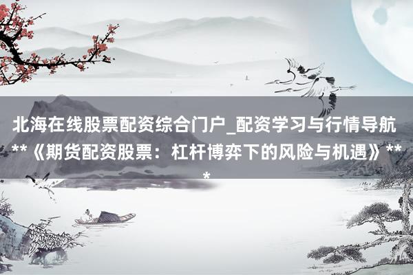 北海在线股票配资综合门户_配资学习与行情导航 **《期货配资股票：杠杆博弈下的风险与机遇》**