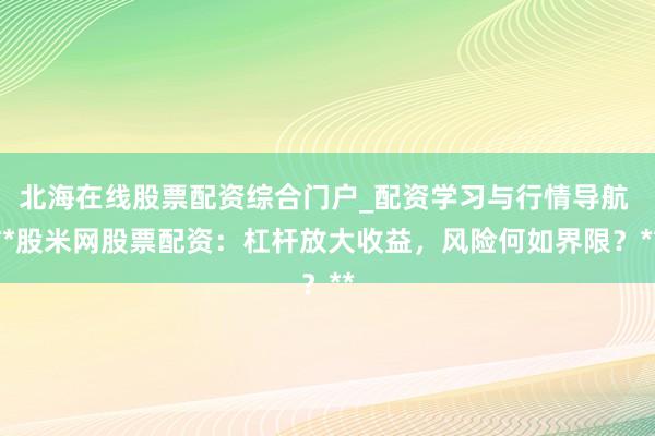 北海在线股票配资综合门户_配资学习与行情导航 **股米网股票配资：杠杆放大收益，风险何如界限？**